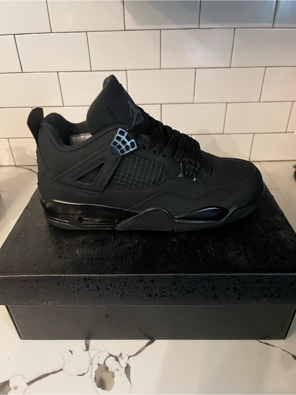 Men’s Retro 4 Black Cat 2025 Size 8.5.